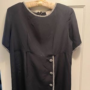 Black maternity dress